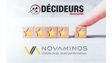 Novaminds, une nouvelle fois distingué par Décideurs Magazine en Transformation Digitale !