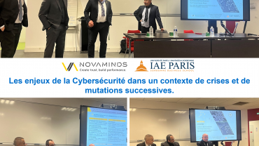 Conférence à l'IAE Paris Sorbonne sur les enjeux de la Cyber-Sécurité