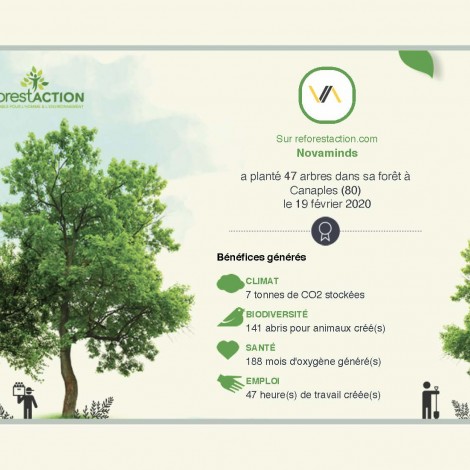 Novaminds poursuit son engagement pour la protection de l’environnement