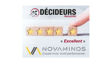 L'Excellence Novaminds s'est une nouvelle fois distinguée en Stratégie, Organisation & Management ! 