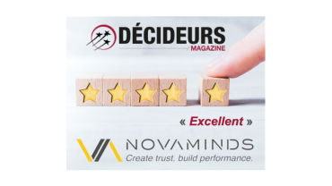 Novaminds classé "Excellent" par Décideurs Magazine !