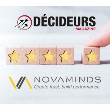 Novaminds une fois encore distingué par Décideurs Magazine en Compliance !