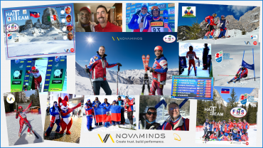 Novaminds, sponsor de l’équipe Haïtienne de Ski aux Championnats du Monde 2021 !
