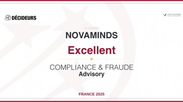 Novaminds de nouveau classé « Excellent » en Compliance & Fraude par Décideurs Magazine !