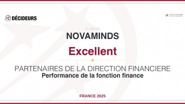 Novaminds classé “Excellent” en Performance de la Fonction Finance par Décideurs Magazine !