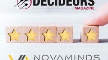 Novaminds une nouvelle fois consacré par Décideurs Magazine en Transformation Digitale et Système d'Information